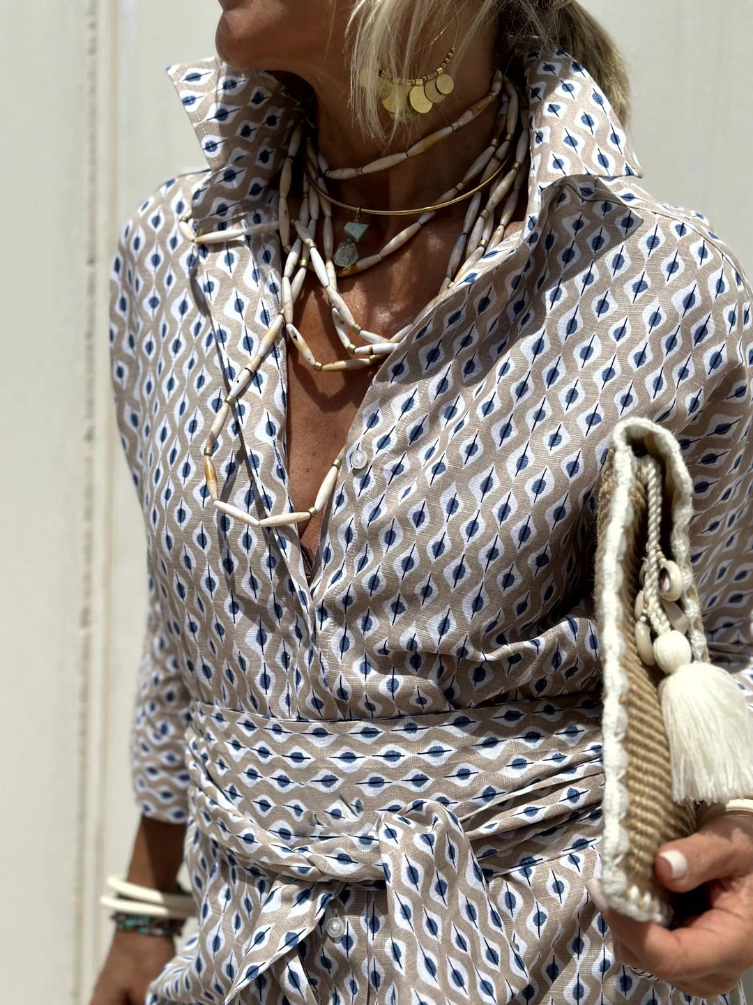 Vestido de rayas "Clelia"