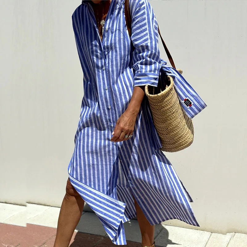 Vestido de rayas "Clelia"